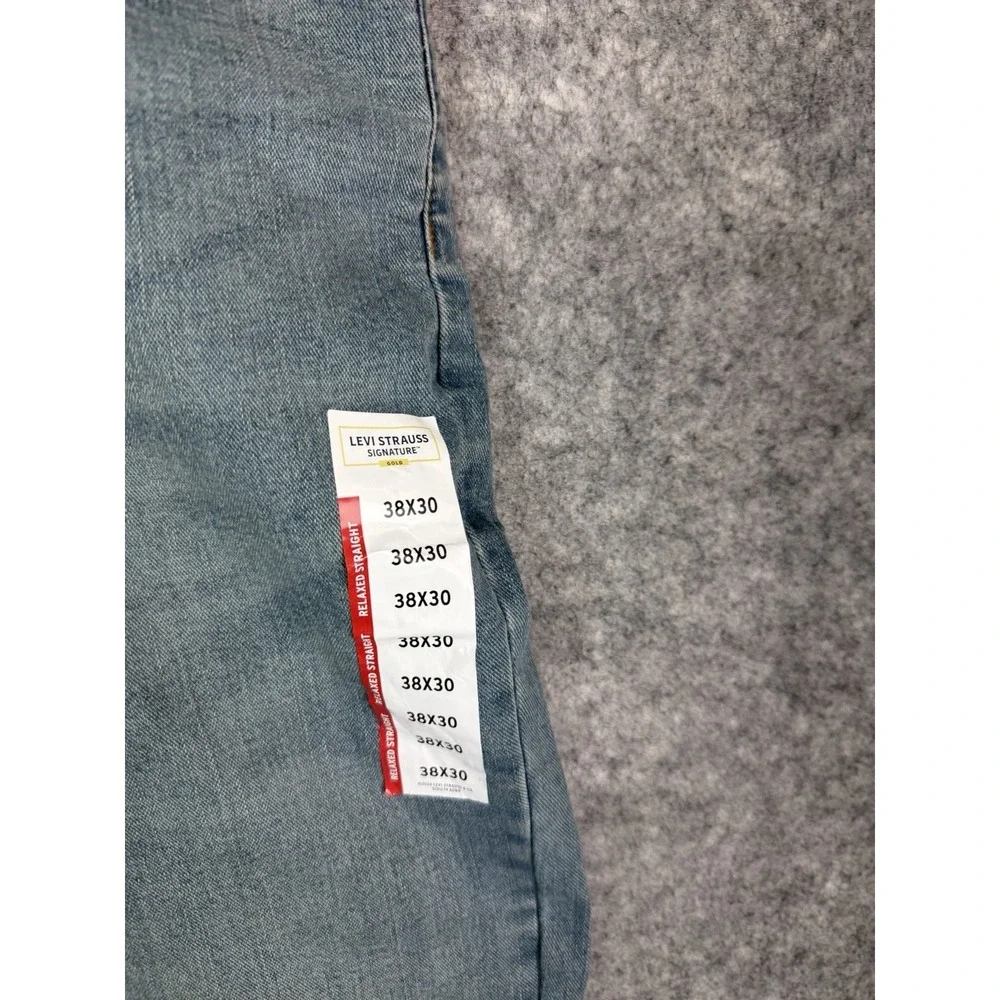 Levi's Jeans‎ Men's 38 Blue Relaxed Straight Signature Gold Denim San Francisco